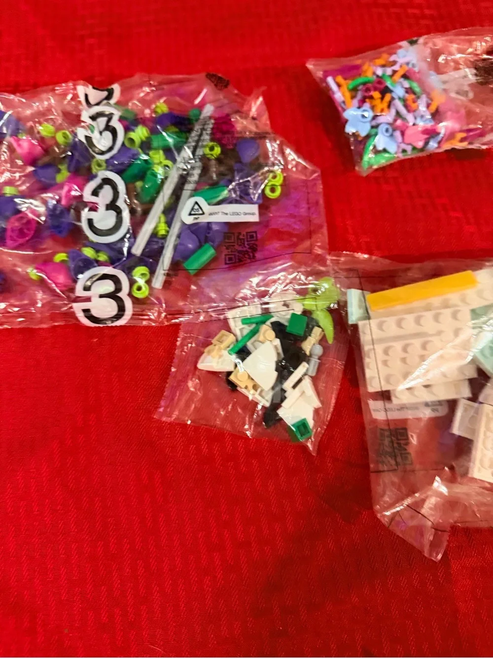 Lot of new Legos in bags